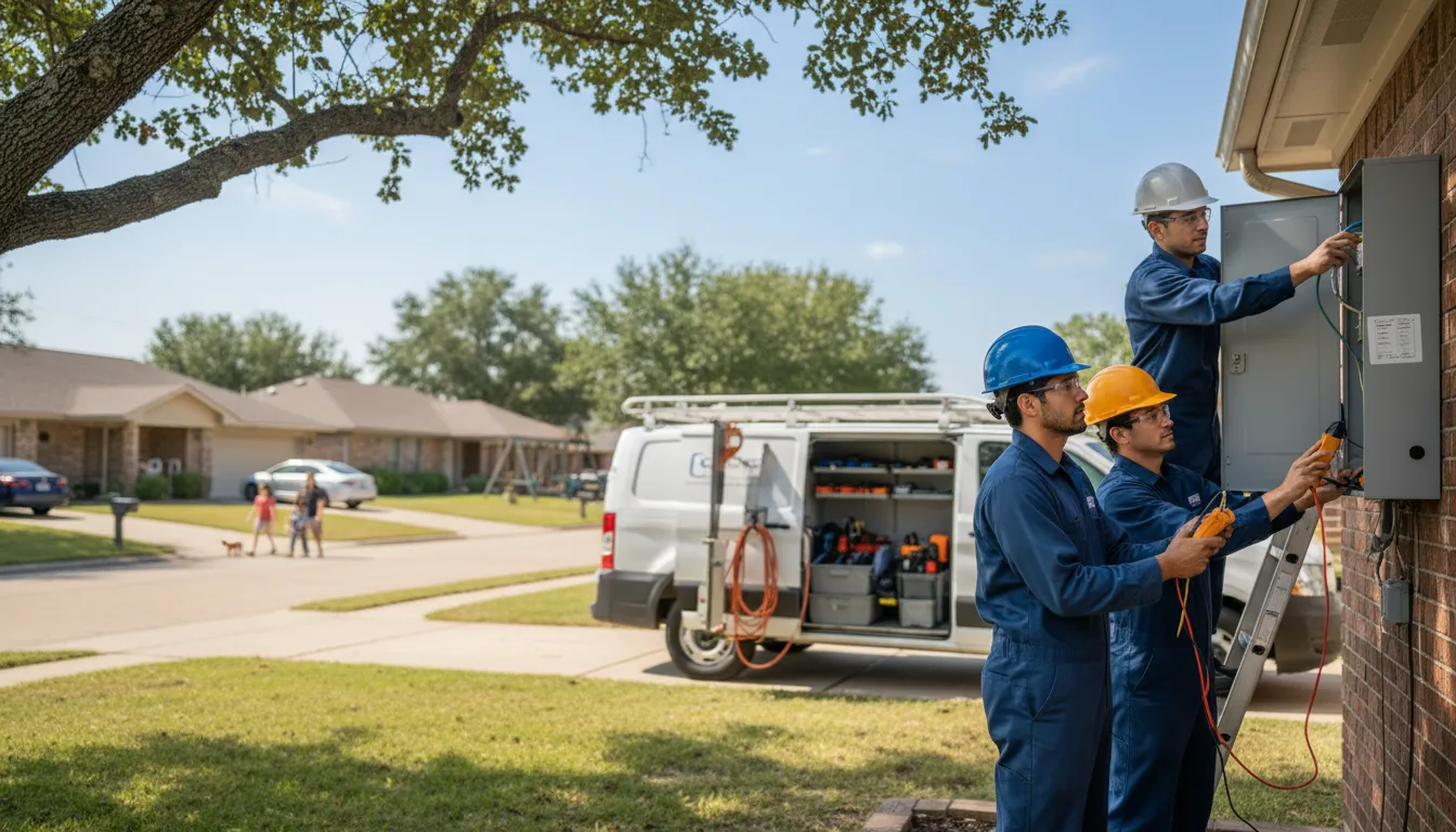 Certified electrician providing emergency electrical services in Ledyard, CT
